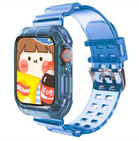 silicone Strap for Apple Watch 8 Band 45MM 41 42 mm 40 44 38mm Transparent Correa Sport loop wrist Iwatch Series 8 7 6 se 5 4 3 - Livefree