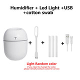 200ML Mini Ultrasonic Air Humidifier Romantic Light USB Essential Oil Diffuser Car Purifier Aroma Anion Mist Maker With LED Lamp - Livefree