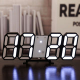 Nordic Digital Alarm Clocks Wall Clocks Hanging Watch Snooze Table Clocks Calendar Thermometer Electronic Clock Digital Clocks - Livefree