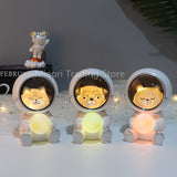 Galaxy Guardian LED Night Light Nursery Moon Lamps Astronaut Table Decorative Lights Baby Kids Toys Birthday Gift Drop Shipping - Livefree