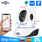 Hiseeu Home Security 2MP 5MP Wifi IP Camera Audio Record Indoor P2P HD CCTV Baby Monitor Wifi Security Camera for Home - Livefree