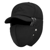Trend Winter Thermal Bomber Hats Men Women Fashion Ear Protection Face Windproof Ski Cap Velvet Thicken Couple Hat - Livefree
