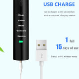 Powerful Ultrasonic Sonic Electric Toothbrush USB Charge Rechargeable Tooth Brush Washable Electronic Whitening Teeth Brush J110 - Livefree