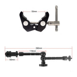 11 Inch Adjustable Friction Articulating Magic Arm + Super Clamp for SLR LCD Monitor LED Flash Light Camera Accessories - Livefree