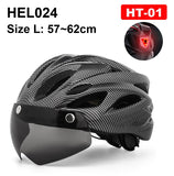 NEWBOLER Cycling Helmet Man Women LED Light Helmet Road Mountain Bike Helmet Lens For Riding Bicycle Sports Skateboard Scooter - Livefree