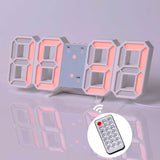 Nordic Digital Alarm Clocks Wall Clocks Hanging Watch Snooze Table Clocks Calendar Thermometer Electronic Clock Digital Clocks - Livefree