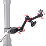 11 Inch Adjustable Friction Articulating Magic Arm + Super Clamp for SLR LCD Monitor LED Flash Light Camera Accessories - Livefree