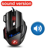 Ergonomic Wired Gaming Mouse LED 5500 DPI USB Computer Mouse Gamer RGB Mice X7 Silent Mause With Backlight Cable For PC Laptop - Livefree