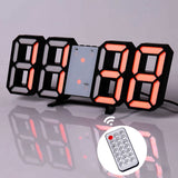 Nordic Digital Alarm Clocks Wall Clocks Hanging Watch Snooze Table Clocks Calendar Thermometer Electronic Clock Digital Clocks - Livefree