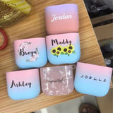 Private Custom Case for Apple Airpods 1 2 3  Pro 2 DIY Matte Colorful Glitter Macaron Soft TPU Cover Name Logo Text Customized - Livefree