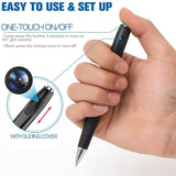 Mini Camera Pen Pocket Sport Digital Voice Video Recorder for Business Conference 1080P Wearable Body Micro Cam Security Cameras - Livefree