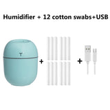 200ML Mini Ultrasonic Air Humidifier Romantic Light USB Essential Oil Diffuser Car Purifier Aroma Anion Mist Maker With LED Lamp - Livefree