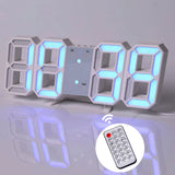 Nordic Digital Alarm Clocks Wall Clocks Hanging Watch Snooze Table Clocks Calendar Thermometer Electronic Clock Digital Clocks - Livefree