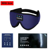 New 3D wireless music headphone sleep breathable smart eye mask Bluetooth headset call with mic for ios Android mac Dropshipping - Livefree