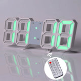 Nordic Digital Alarm Clocks Wall Clocks Hanging Watch Snooze Table Clocks Calendar Thermometer Electronic Clock Digital Clocks - Livefree