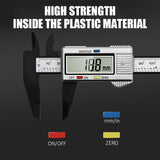 150mm Electronic Digital Caliper Carbon Fiber Dial Vernier Caliper Gauge Pachometer Digital Micrometer Measuring Tools - Livefree