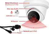 Anpviz 5mp POE IP Camera Outdoor Security Hikvision Compatible CCTV Camera Video Surveillance 30m Built-in Mic Audio IP66 H.265 - Livefree