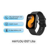 HAYLOU GST Smart Watch Men Women Watch Blood Oxygen Heart Rate Sleep Monitor 12 Sport Models Custom Watch Face Global Version - Livefree