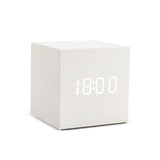 Alarm Clock LED Wooden Watch Table Voice Control Digital Wood Despertador USB/AAA Powered Electronic Desktop Clocks - Livefree