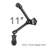 11 Inch Adjustable Friction Articulating Magic Arm + Super Clamp for SLR LCD Monitor LED Flash Light Camera Accessories - Livefree