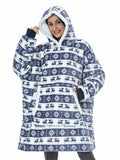 Oversized Hoodies Sweatshirt Women Winter Hoodies Fleece Giant TV Blanket With Sleeves Pullover Oversize Women Hoody Sweatshirts - Livefree