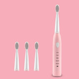 Powerful Ultrasonic Sonic Electric Toothbrush USB Charge Rechargeable Tooth Brush Washable Electronic Whitening Teeth Brush J110 - Livefree