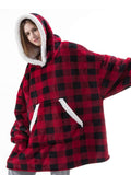 Oversized Hoodies Sweatshirt Women Winter Hoodies Fleece Giant TV Blanket With Sleeves Pullover Oversize Women Hoody Sweatshirts - Livefree