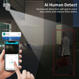 Hiseeu 8MP 4K WIFI IP Camera Outdoor Security Night Vision 1080P 3MP 5MP Wireless Video Surveillance Cameras Human Detect iCsee - Livefree