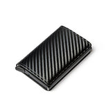 Customized Wallet 2022 Credit Card Holder Men Wallet RFID Aluminium Box Bank Card Holder Vintage Leather Wallet with Money Clips - Livefree