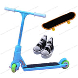 Mini Scooter Two Wheel Scooter Finger Skateboard Finger Shoes Mini Cloth Children's Educational Toys Finger Bike Funny Toy - Livefree