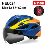 NEWBOLER Cycling Helmet Man Women LED Light Helmet Road Mountain Bike Helmet Lens For Riding Bicycle Sports Skateboard Scooter - Livefree