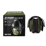 ZOHAN Electronic Shooting Ear Protection Sound Amplification Anti-noise Earmuffs Professional Hunting Ear Defender Outdoor Sport - Livefree