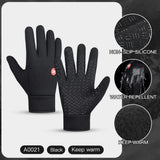 Hot Sale Winter Outdoor Sports Running Glove Warm Touch Screen Gym Fitness Full Finger Gloves For Men Women Knitted Magic Gloves - Livefree