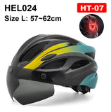 NEWBOLER Cycling Helmet Man Women LED Light Helmet Road Mountain Bike Helmet Lens For Riding Bicycle Sports Skateboard Scooter - Livefree