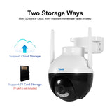 TOWODE 8MP 4K WIFI IP Camera PTZ Outdoor Camera Home Security 4X Digital Zoom Speed Dome Camera H.265 CCTV Video Surveillance - Livefree