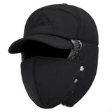 Trend Winter Thermal Bomber Hats Men Women Fashion Ear Protection Face Windproof Ski Cap Velvet Thicken Couple Hat - Livefree