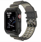 silicone Strap for Apple Watch 8 Band 45MM 41 42 mm 40 44 38mm Transparent Correa Sport loop wrist Iwatch Series 8 7 6 se 5 4 3 - Livefree