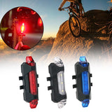 USB Rechargeable Waterproof Mountain Bike Lamp Warning Cycling Taillight Bike LED Headlight Tail Light For Electric Scooter - Livefree