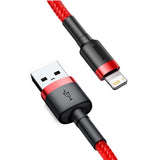 Baseus USB Cable for iPhone14 13 12 11 Pro Max Xs X 8 Plus Cable 2.4A Fast Charging Cable for iPhone Charger Cable USB Data Line - Livefree