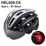 NEWBOLER Cycling Helmet Man Women LED Light Helmet Road Mountain Bike Helmet Lens For Riding Bicycle Sports Skateboard Scooter - Livefree
