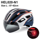 NEWBOLER Cycling Helmet Man Women LED Light Helmet Road Mountain Bike Helmet Lens For Riding Bicycle Sports Skateboard Scooter - Livefree