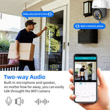 Hiseeu 4K 8MP Smart Wifi PTZ Camera 5x Digital Zoom AI Human Detection ONVIF Wireless CCTV IP Camera Home Security Protection - Livefree