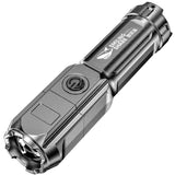 Flashlight Strong Light Rechargeable Zoom Giant Bright Xenon Special Forces Home Outdoor Portable Led Luminous Flashlight - Livefree