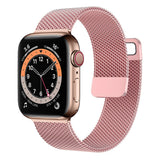Strap For Apple watch ultra Band 7 49 45mm 40mm 38mm 42mm 41 44 mm Accessorie Magnetic Loop Metal for iWatch serie 7 4 5 6 se 3 - Livefree