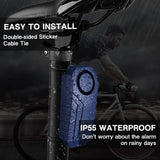 Elecpow Wireless Bicycle Alarm  Remote Control Waterproof Electric Motorcycle Scooter Bike Security Protection Anti theft Alarms - Livefree