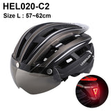 NEWBOLER Cycling Helmet Man Women LED Light Helmet Road Mountain Bike Helmet Lens For Riding Bicycle Sports Skateboard Scooter - Livefree
