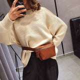 Waist Bags PU Leather Pack Shoulder Bag Ladies Alligator Pattern Waist Pack Women Belt Multifunctional Chest Bag cross body bags - Livefree