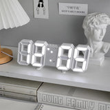 Nordic Digital Alarm Clocks Wall Clocks Hanging Watch Snooze Table Clocks Calendar Thermometer Electronic Clock Digital Clocks - Livefree