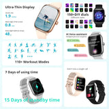 COLMI C61 Smartwatch 1.9 inch Full Screen Bluetooth Calling Heart Rate Sleep Monitor 100+ Sport Models Smart Watch For Men Women - Livefree