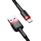 Baseus USB Cable for iPhone14 13 12 11 Pro Max Xs X 8 Plus Cable 2.4A Fast Charging Cable for iPhone Charger Cable USB Data Line - Livefree